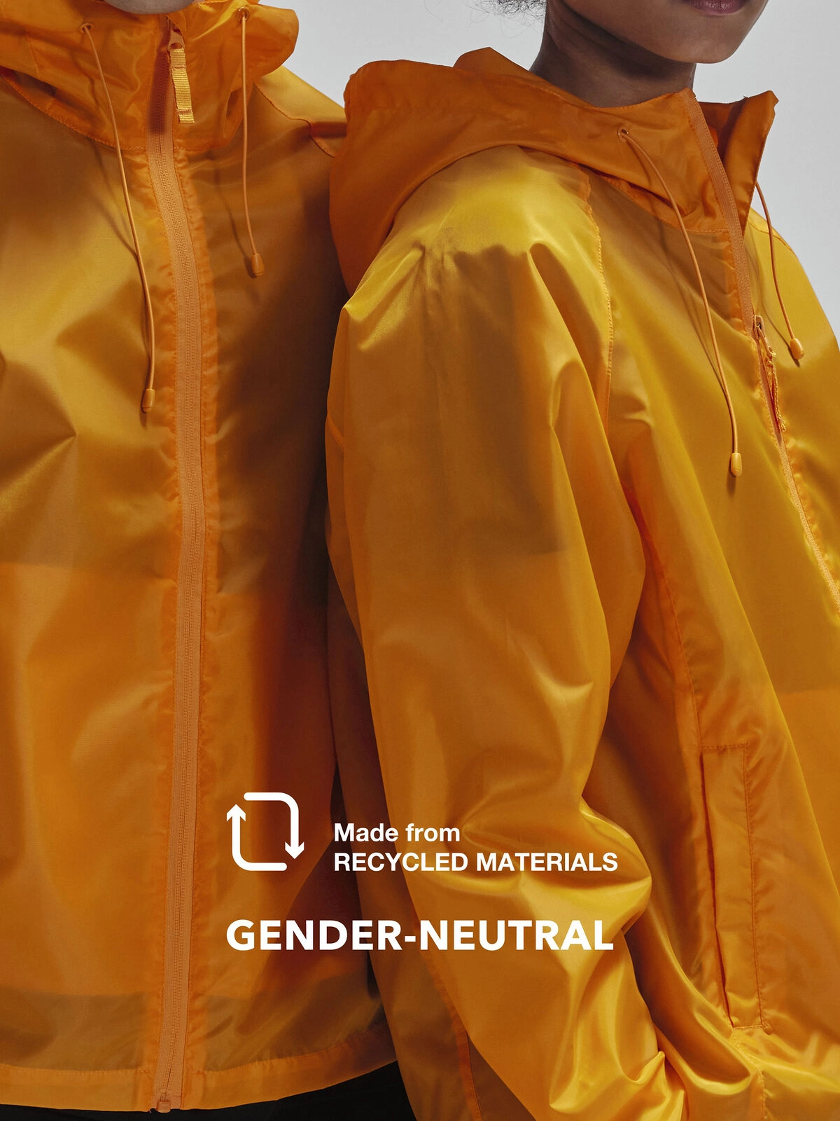 Immagine Giacca antivento ripiegabile nella tasca, idrorepellente, maniche raglan - #Reset Windbreaker