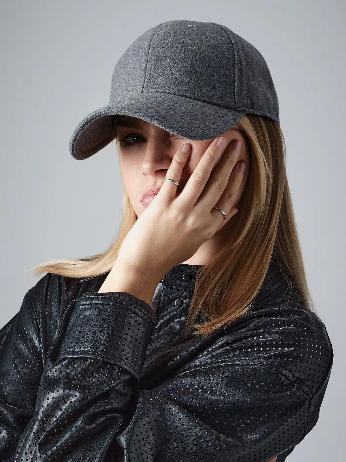 Immagine Melton Wool 6 Panel Cap