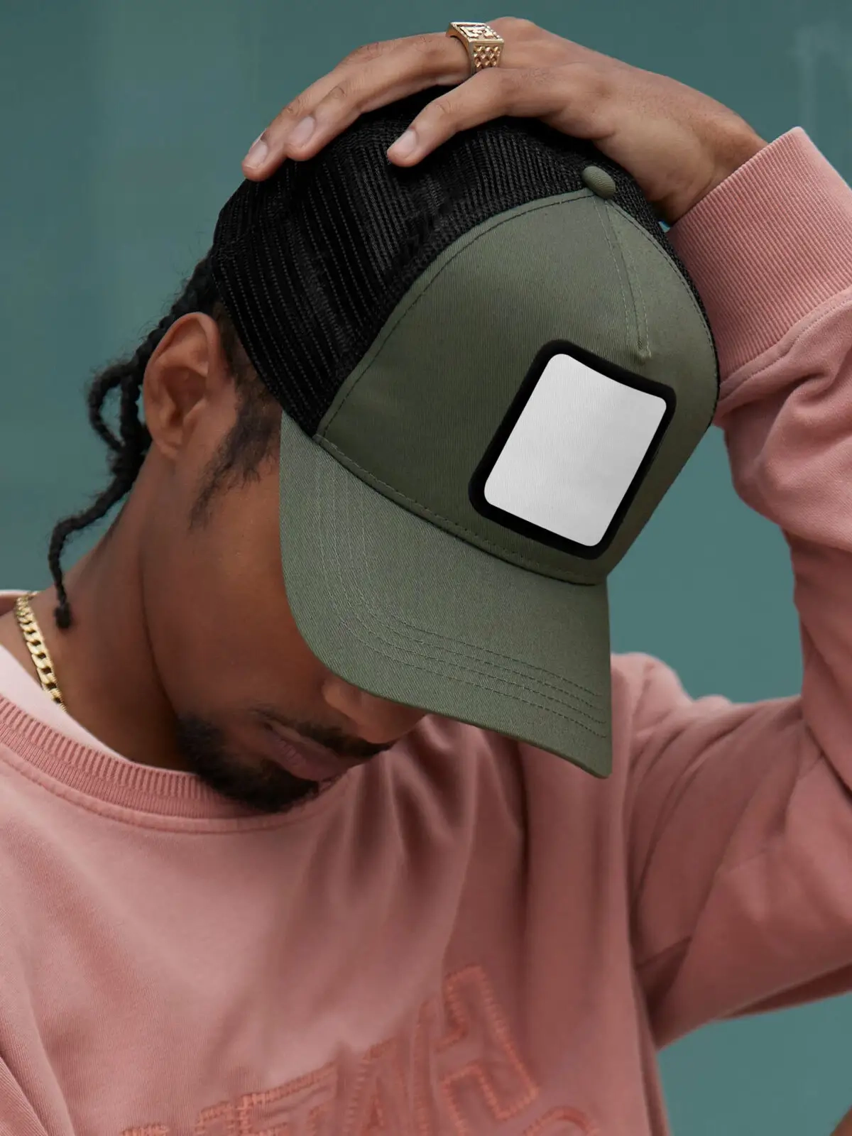 Immagine Appliqué Patch 5 Panel Trucker