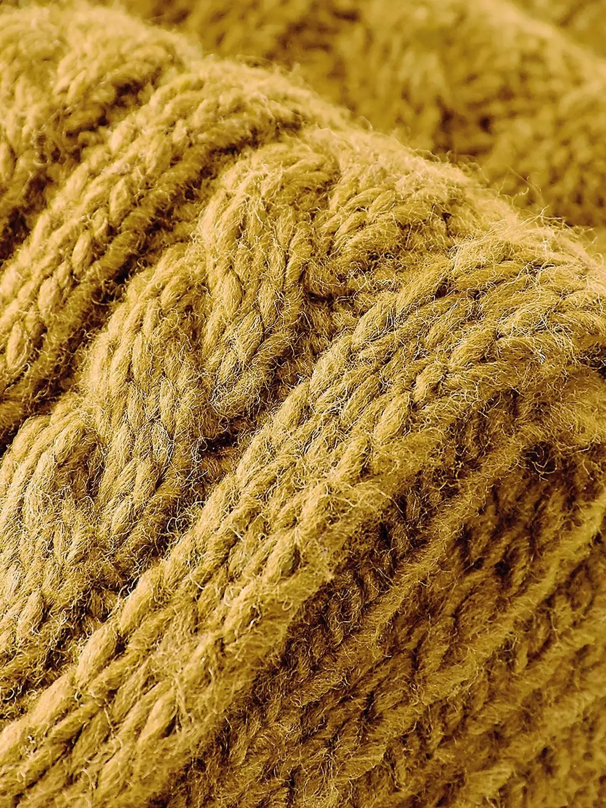 Immagine Cable Knit Melange Scarf