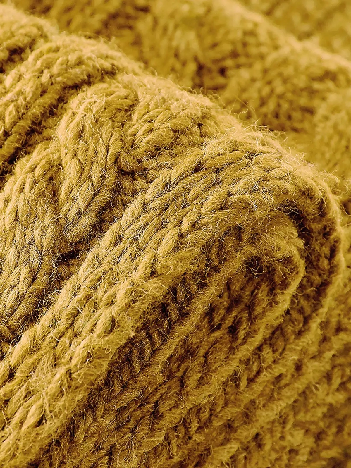 Immagine Cable Knit Melange Scarf