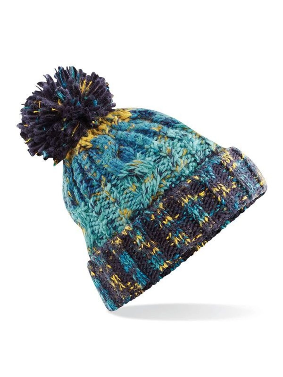 Immagine Corkscrew Pom Pom Beanie