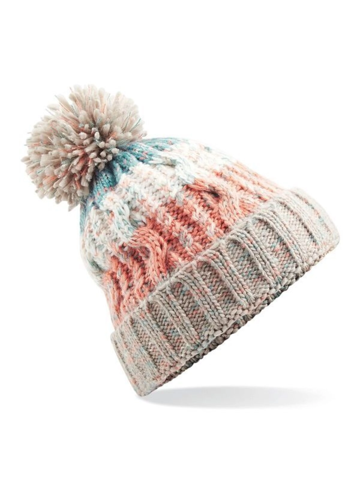 Immagine Corkscrew Pom Pom Beanie