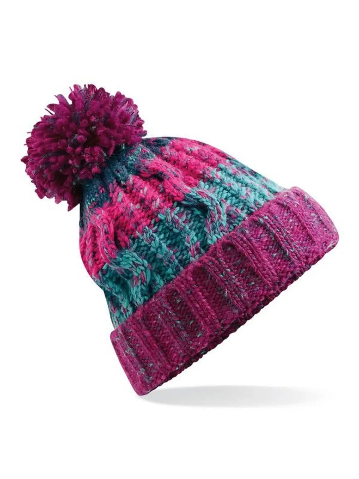 Immagine Corkscrew Pom Pom Beanie