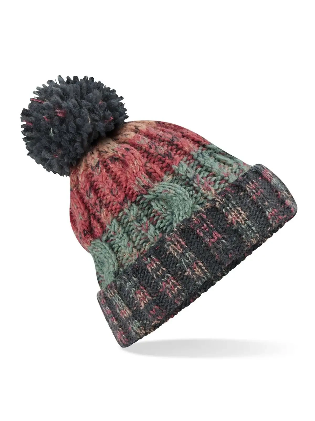 Immagine Corkscrew Pom Pom Beanie