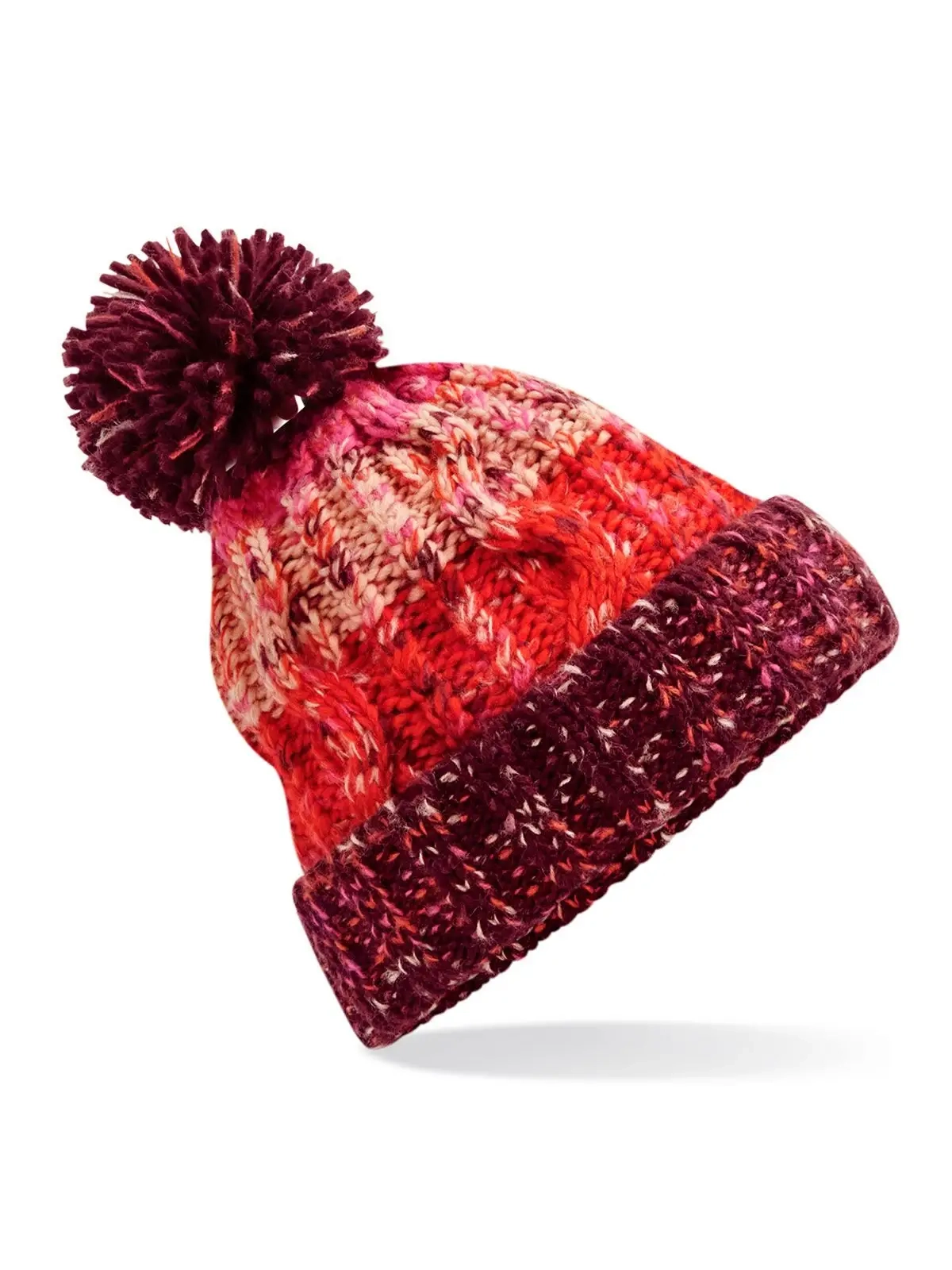 Immagine Corkscrew Pom Pom Beanie