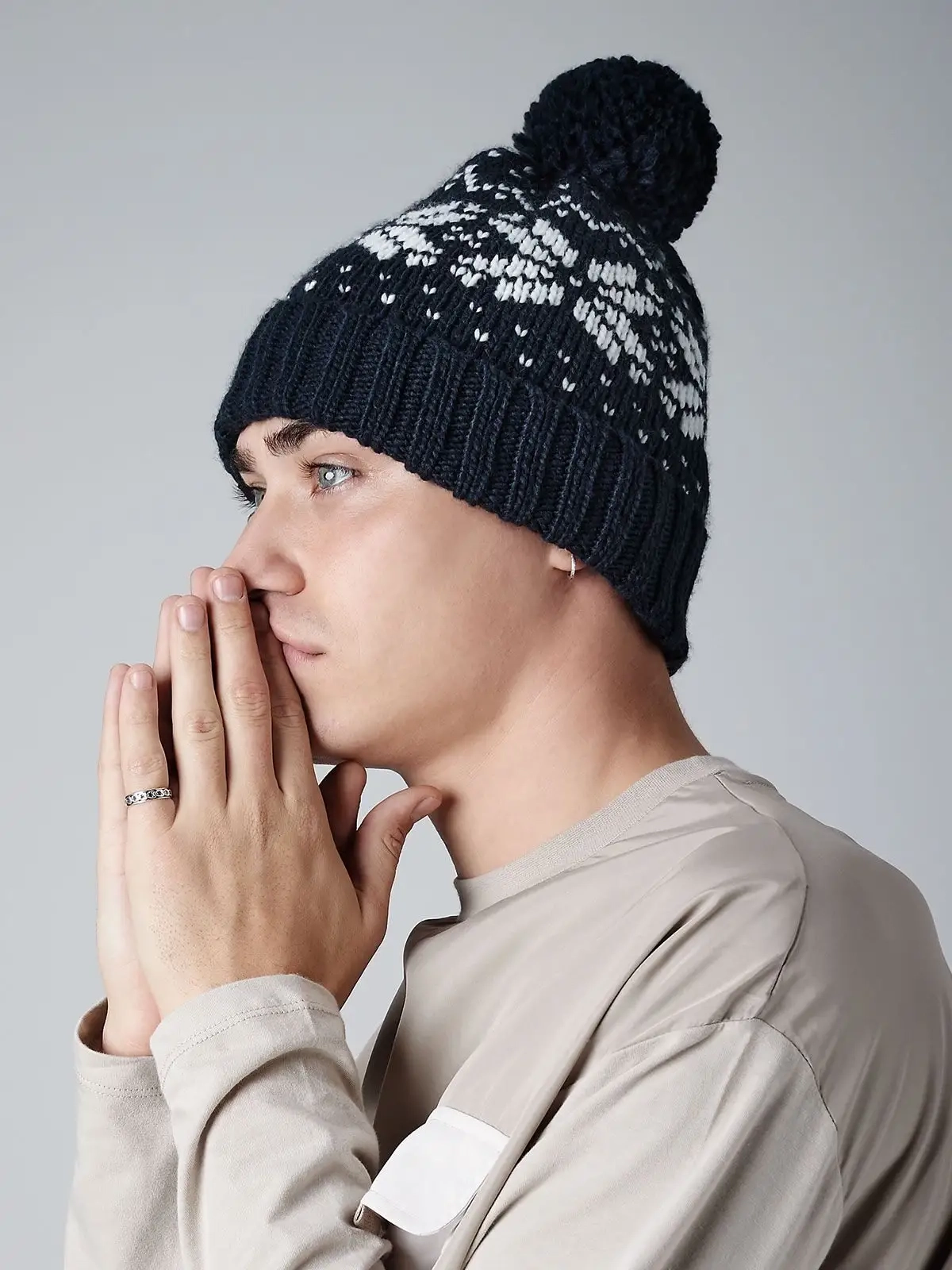 Immagine Fair Isle Snowstar Beanie