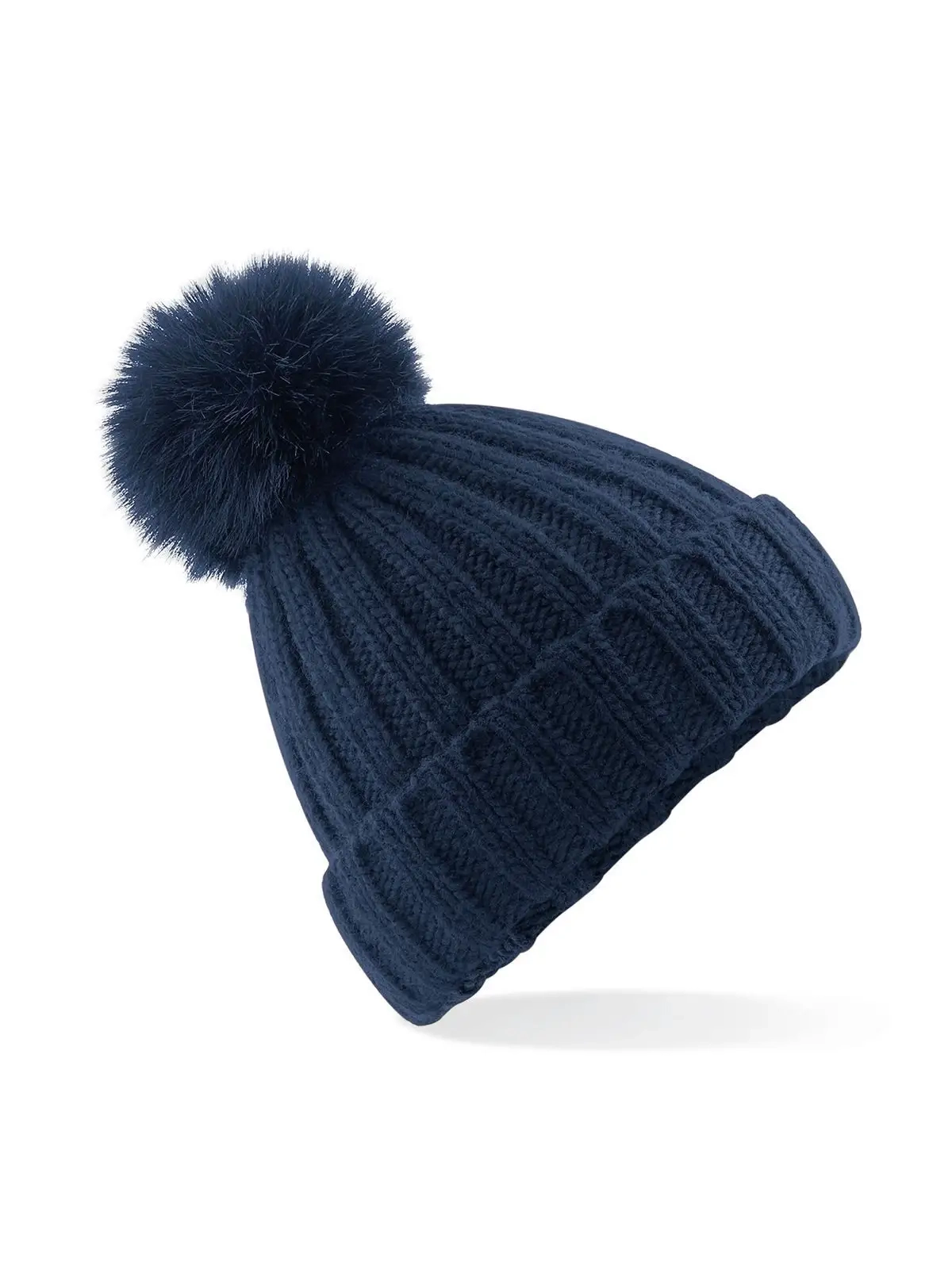 Immagine Verbier Fur Pop Pom Chunky Beanie