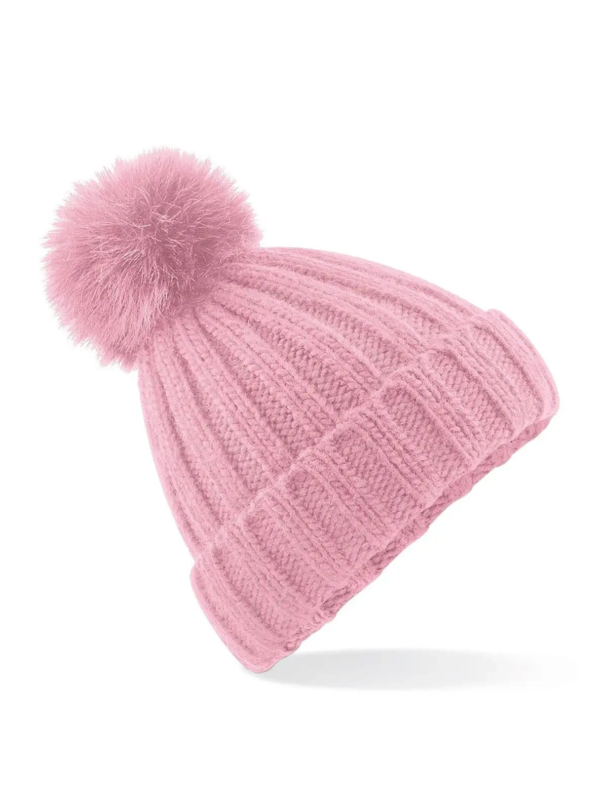 Immagine Verbier Fur Pop Pom Chunky Beanie
