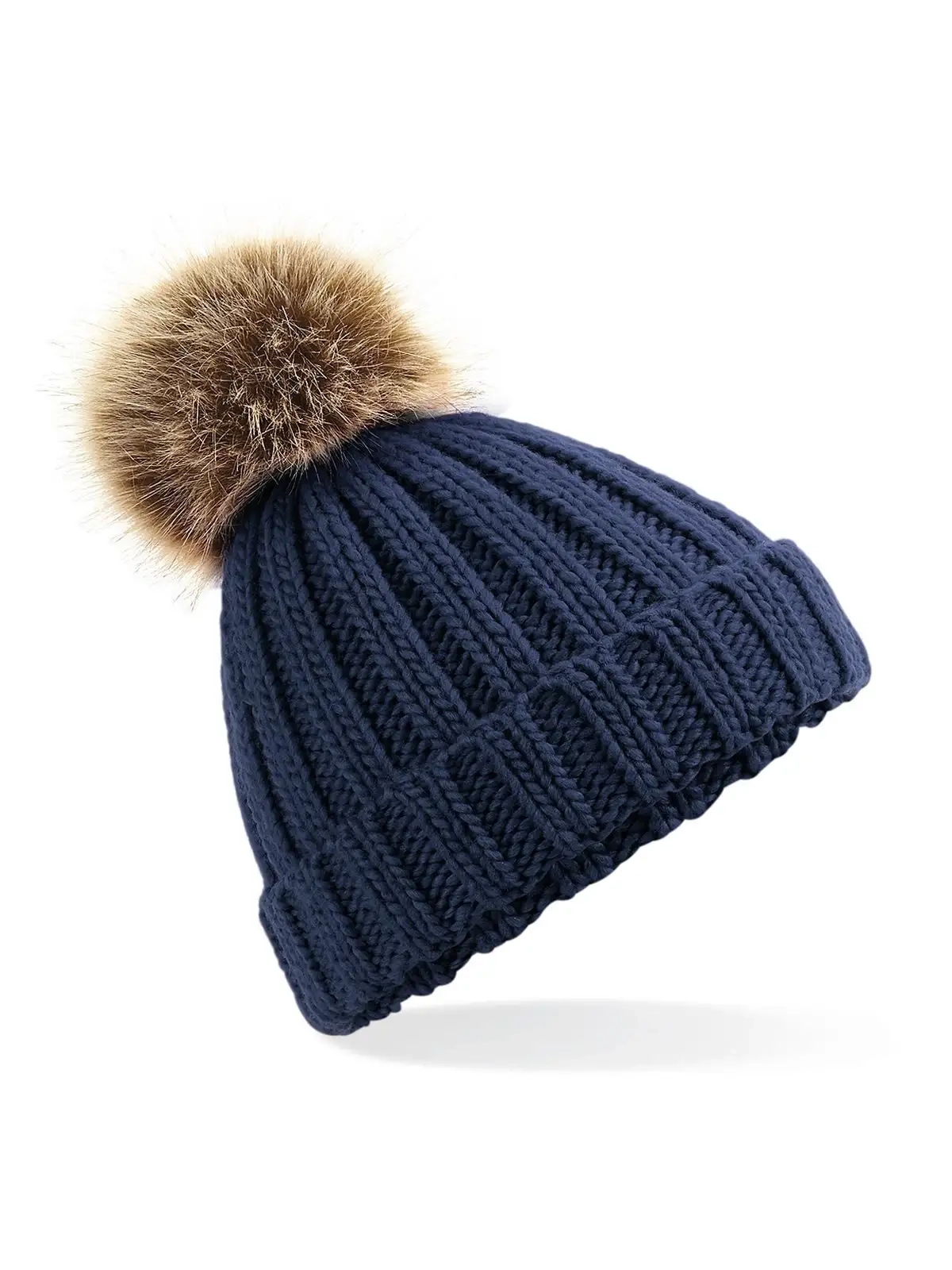 Immagine Junior Fur Pom Pom Chunky Beanie