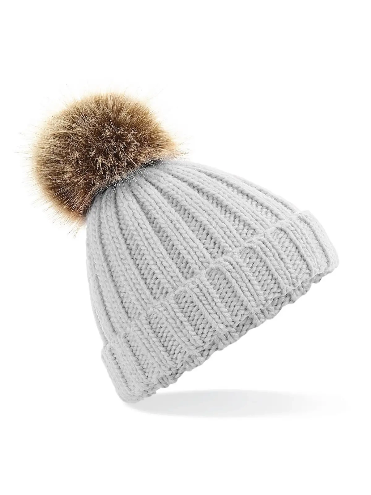 Immagine Junior Fur Pom Pom Chunky Beanie