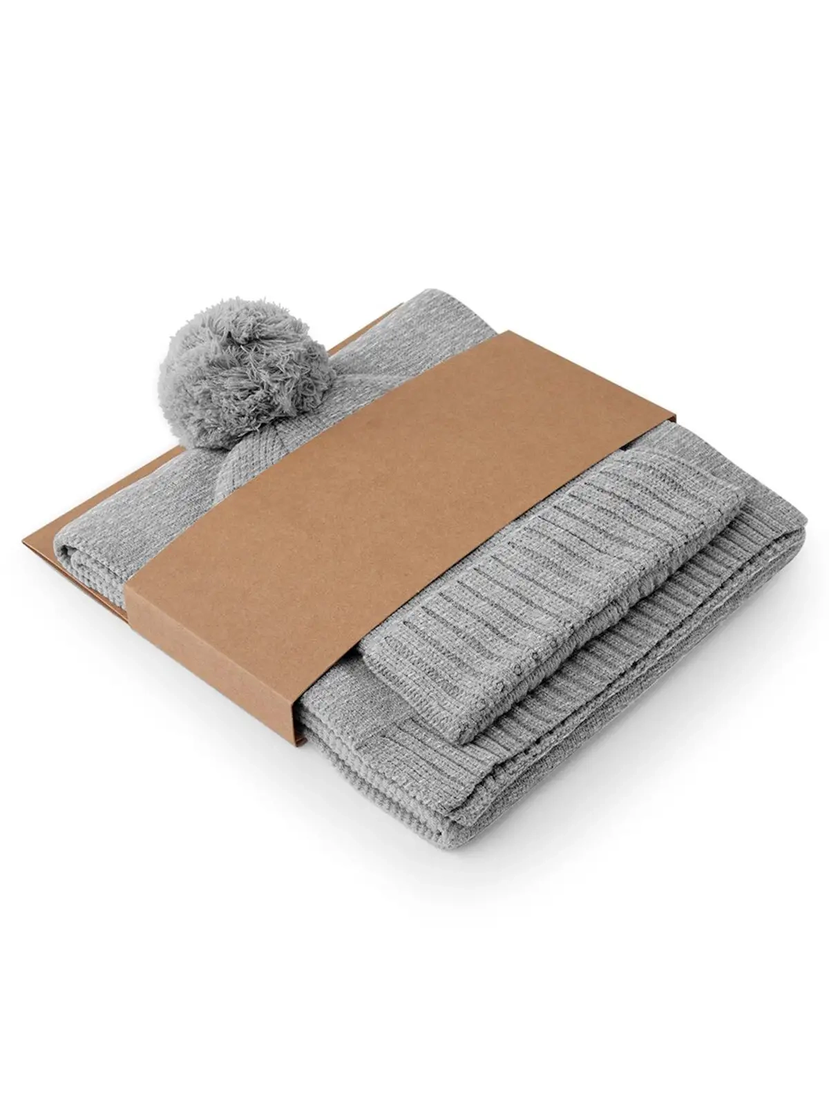 Immagine Knitted Scarf and Beanie Gift Set
