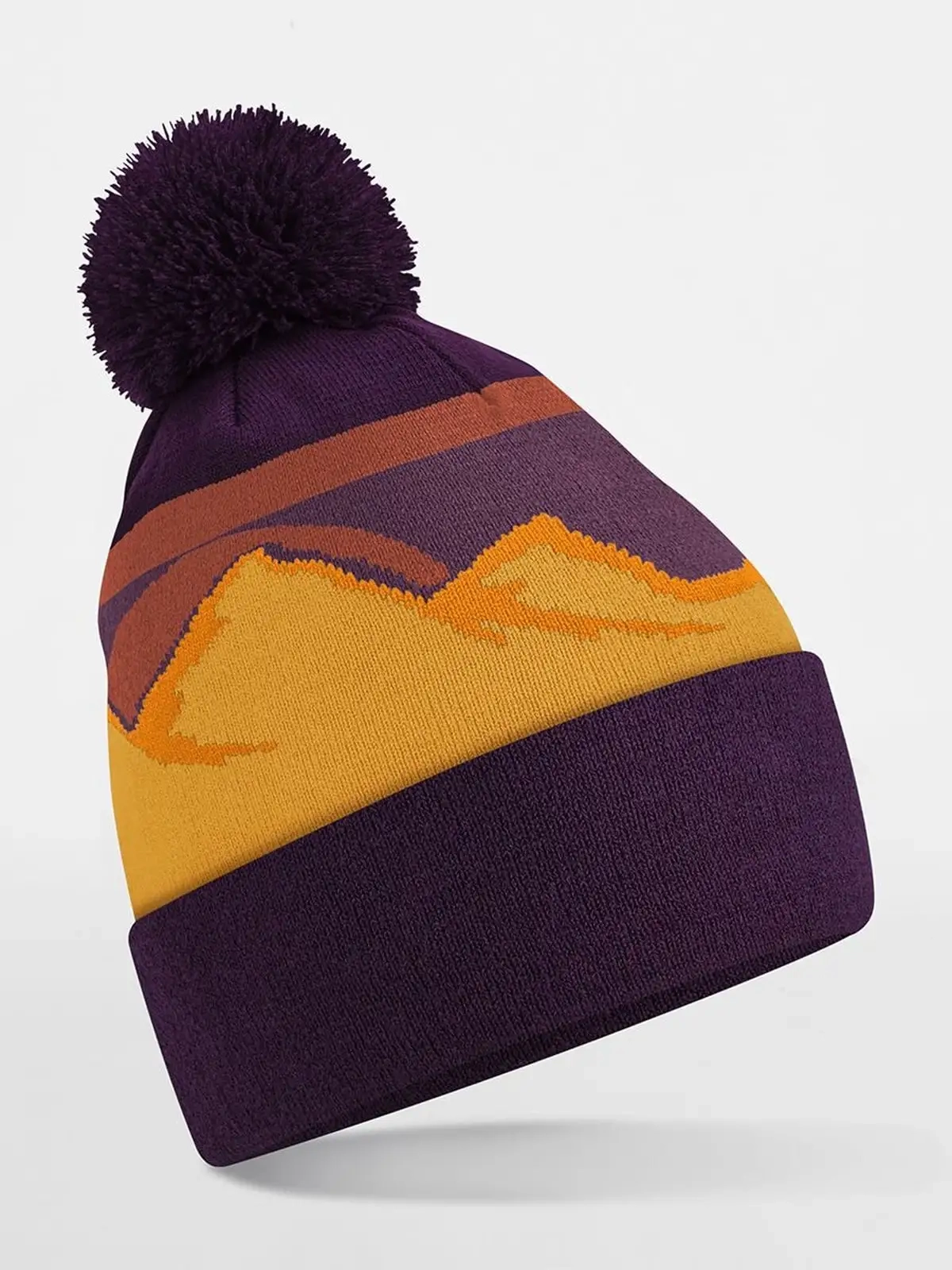 Immagine Mountain Peaks Pom Pom Beanie