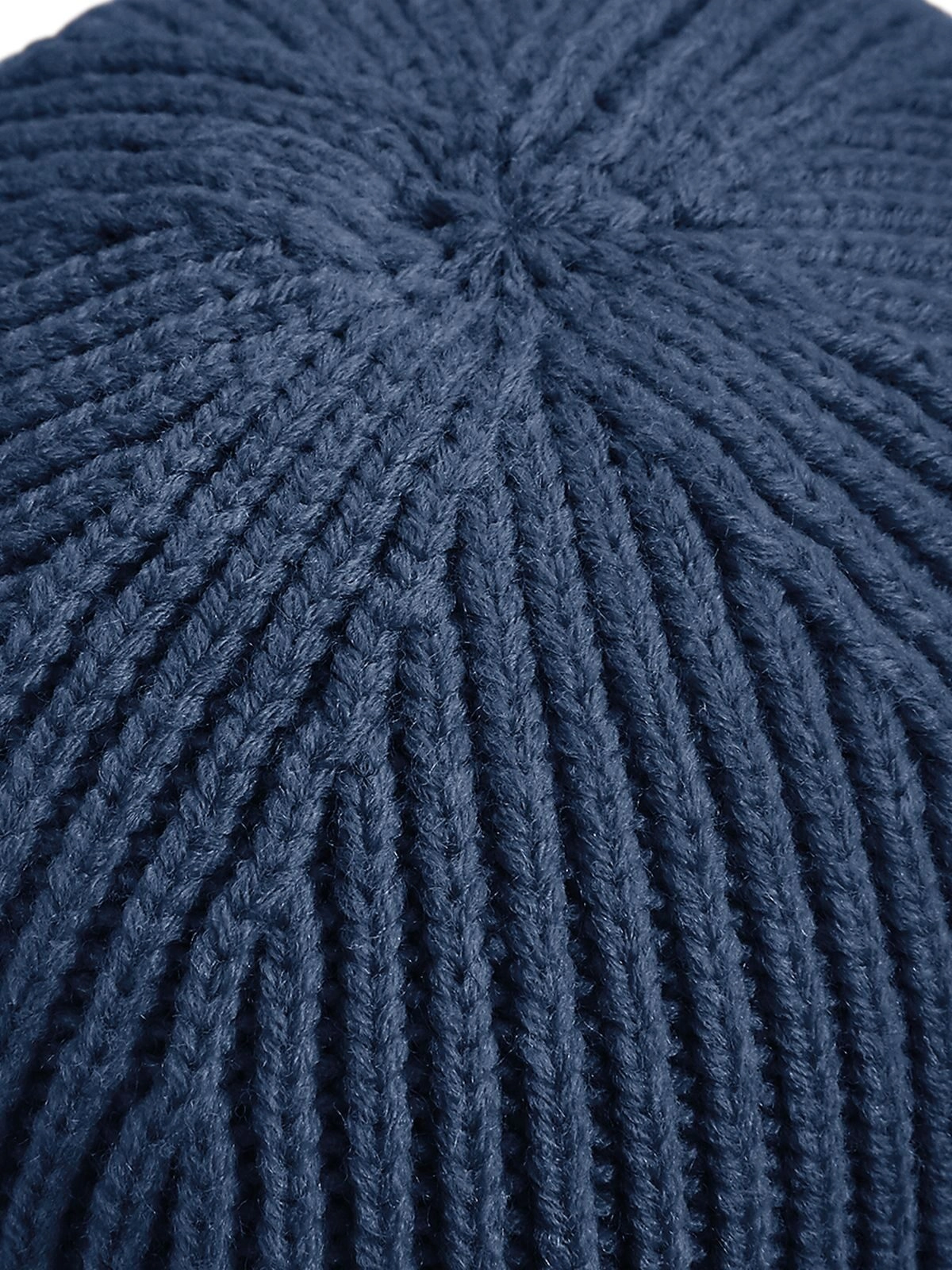 Immagine Engineered Knit Ribbed Beanie