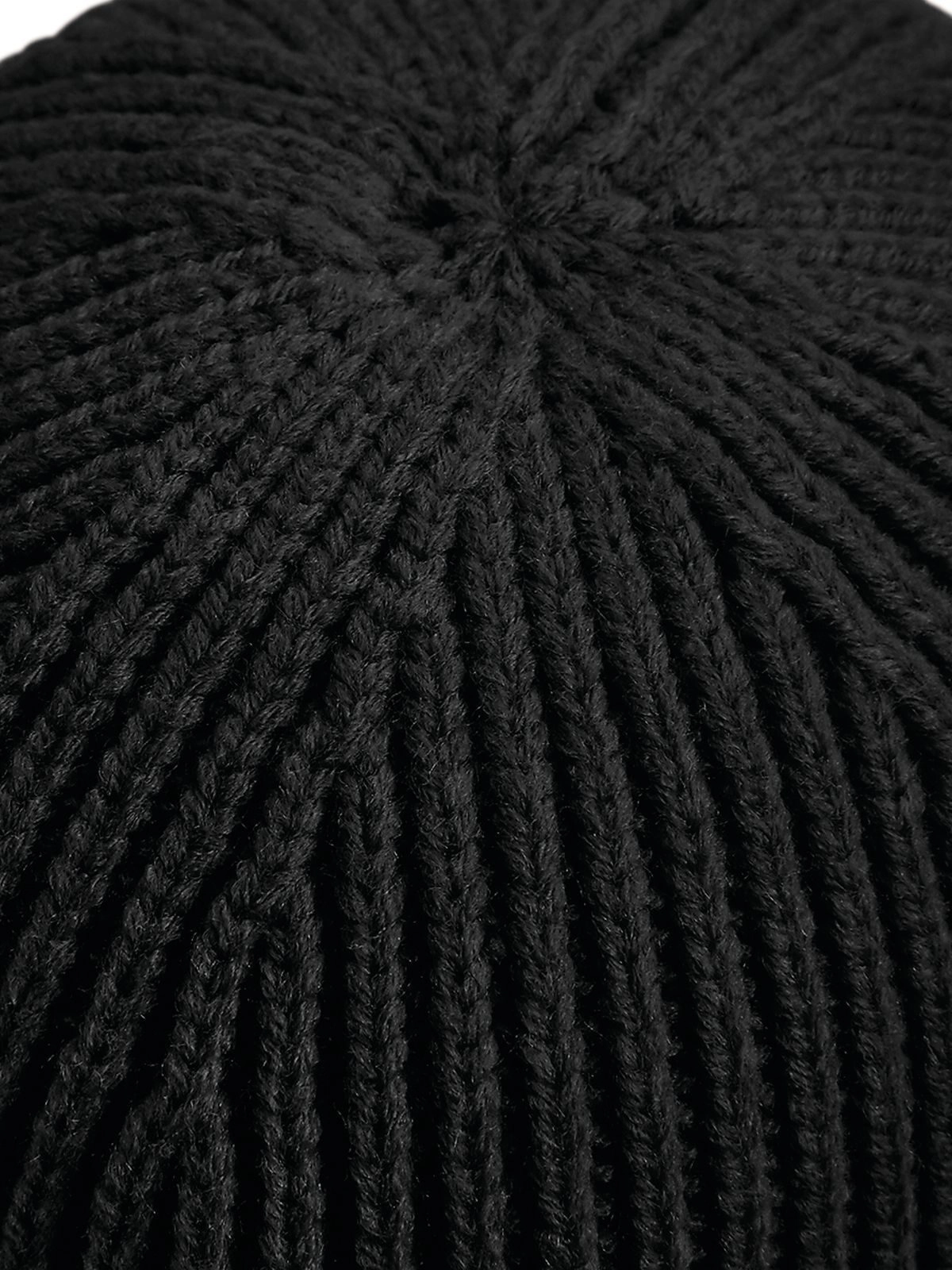 Immagine Engineered Knit Ribbed Beanie