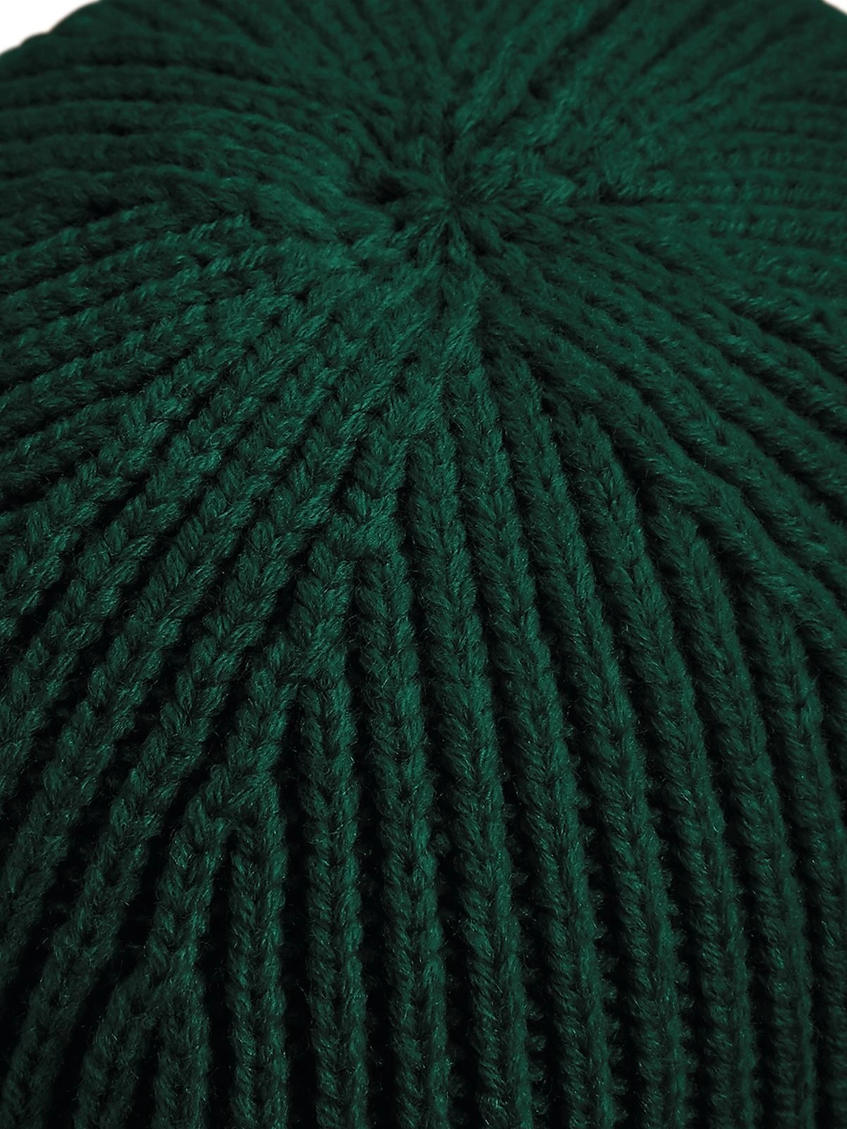 Immagine Engineered Knit Ribbed Beanie
