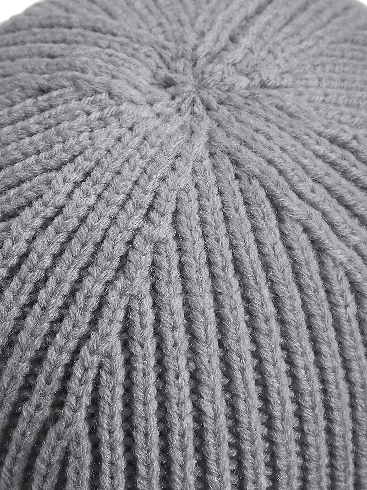 Immagine Engineered Knit Ribbed Beanie