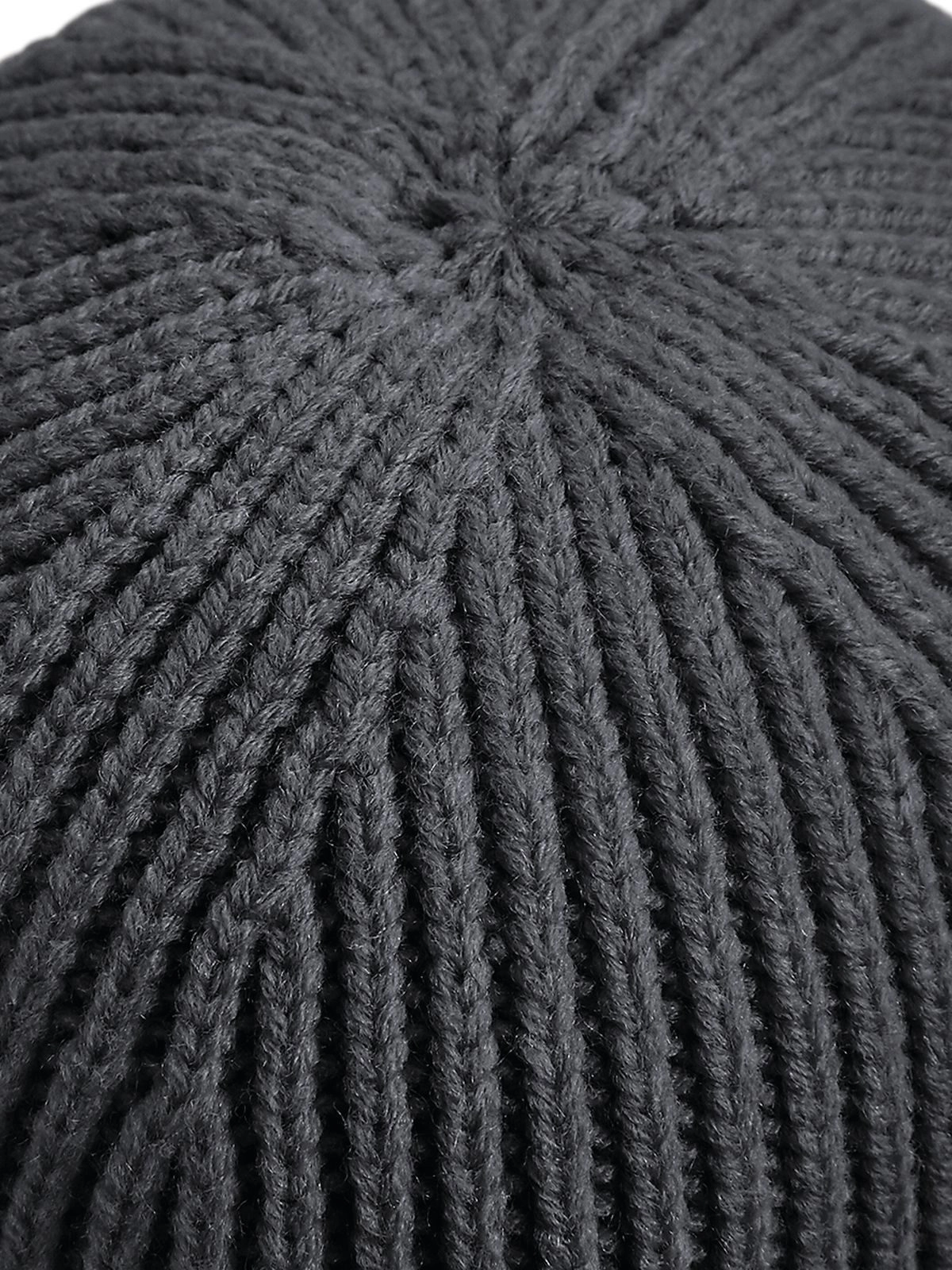 Immagine Engineered Knit Ribbed Beanie