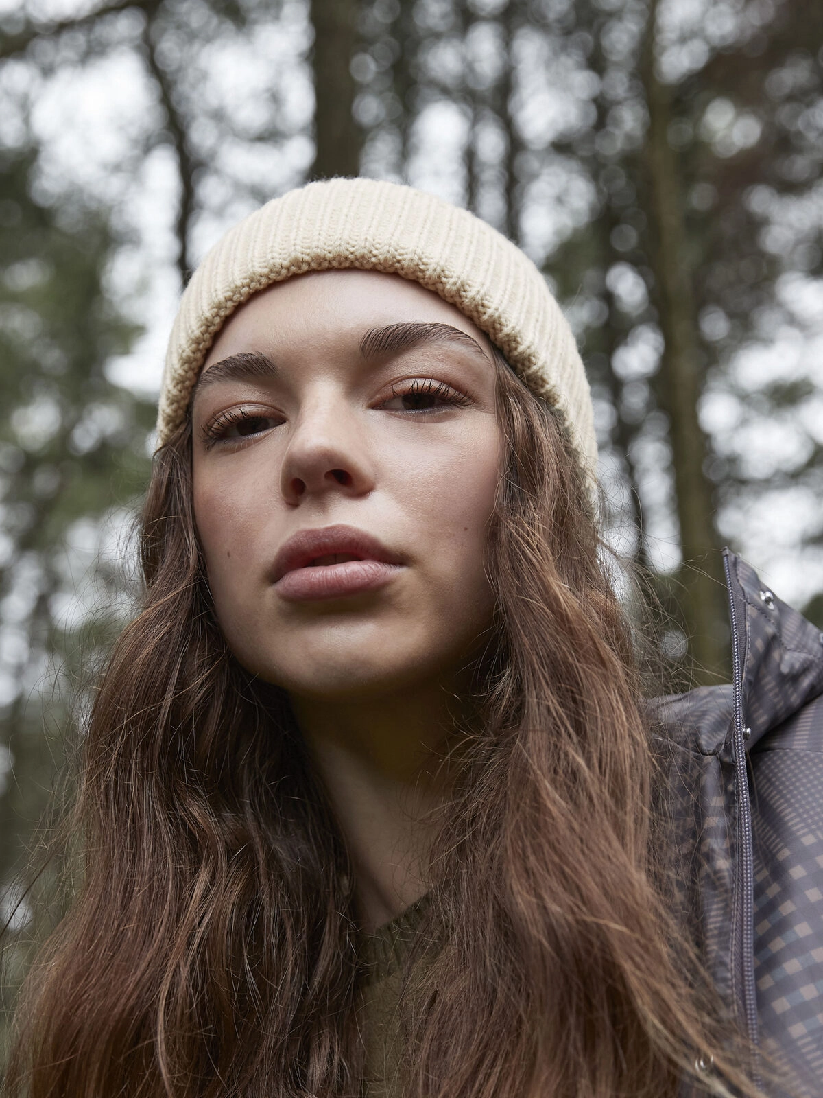 Immagine Engineered Knit Ribbed Beanie