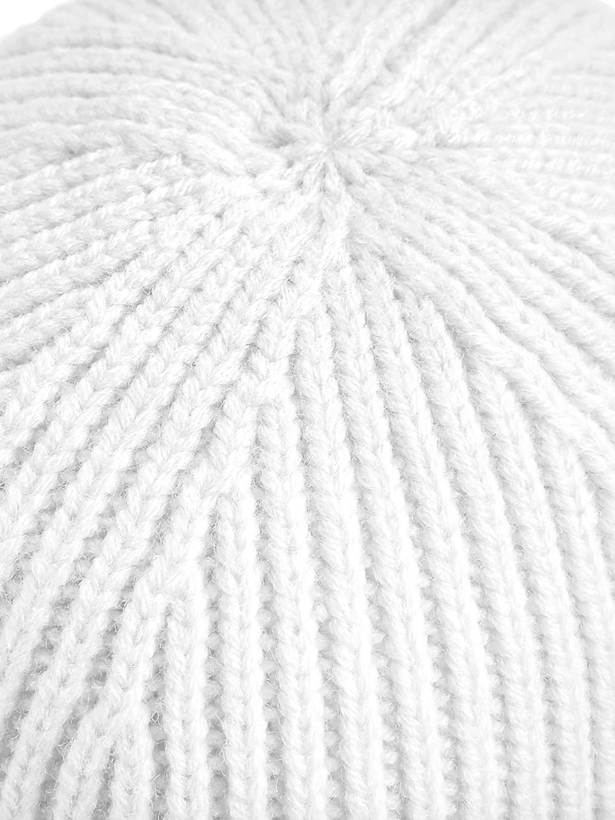 Immagine Engineered Knit Ribbed Beanie