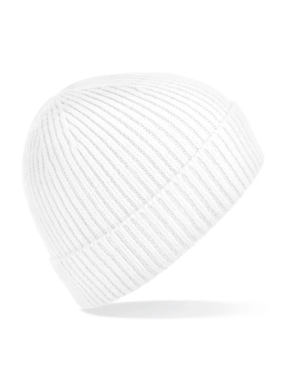 Immagine Engineered Knit Ribbed Beanie