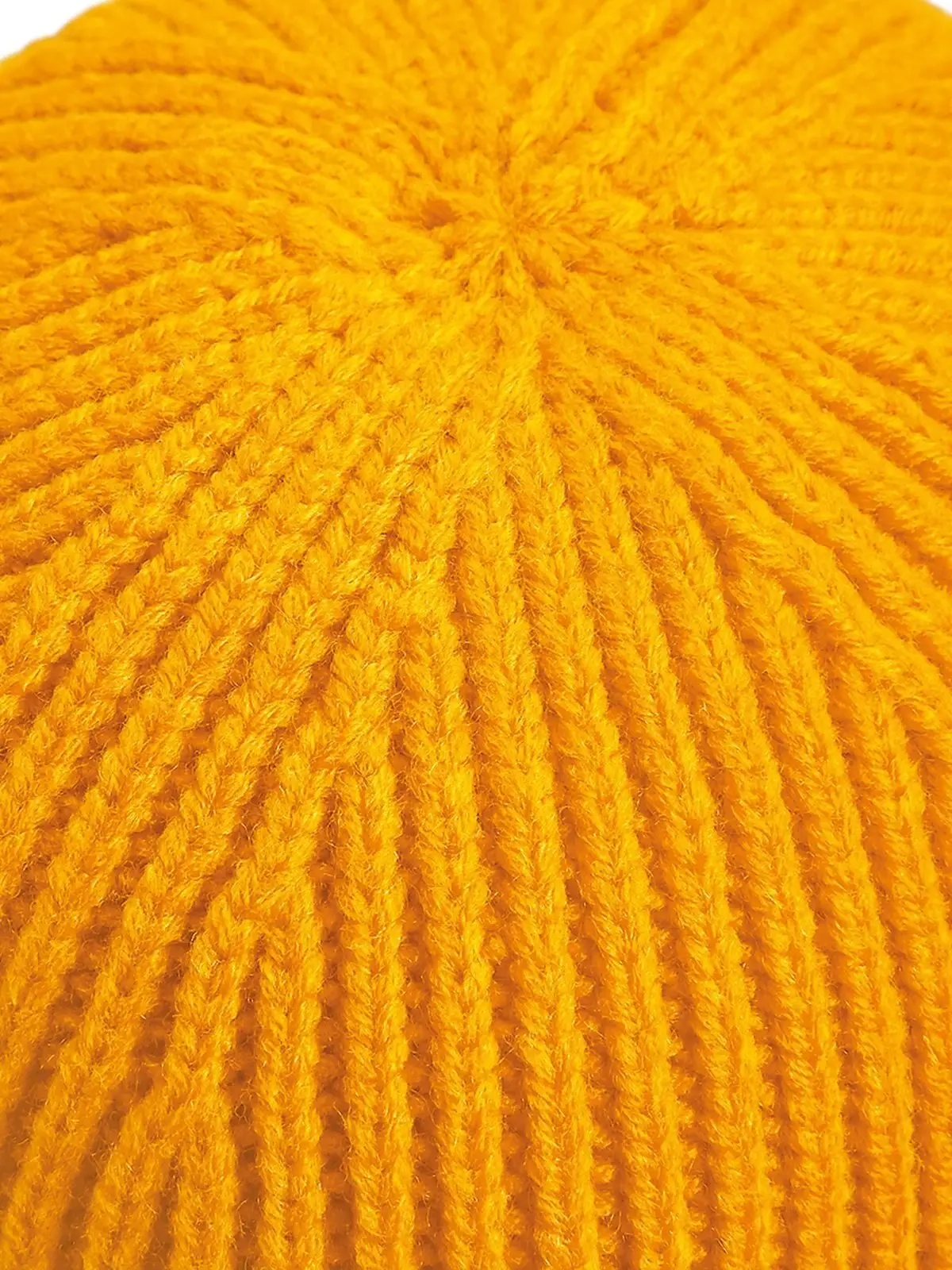 Immagine Engineered Knit Ribbed Beanie