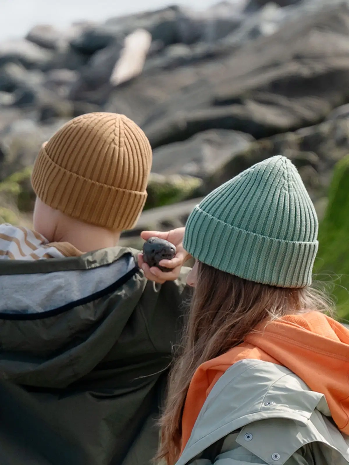 Immagine Berretto da bambino a costine, maglia singolo strato - Organic Cotton Kids Beanie 