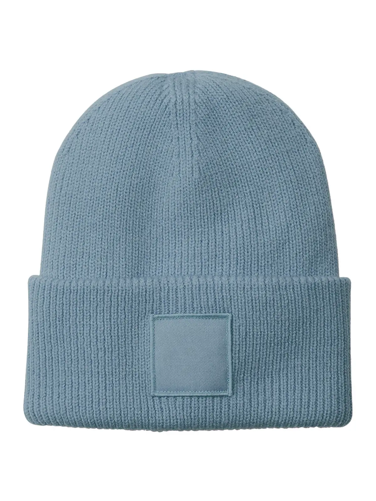 Immagine Berretto in maglia a costine, doppio strato- Deep Cuffed Tonal Patch Beanie 