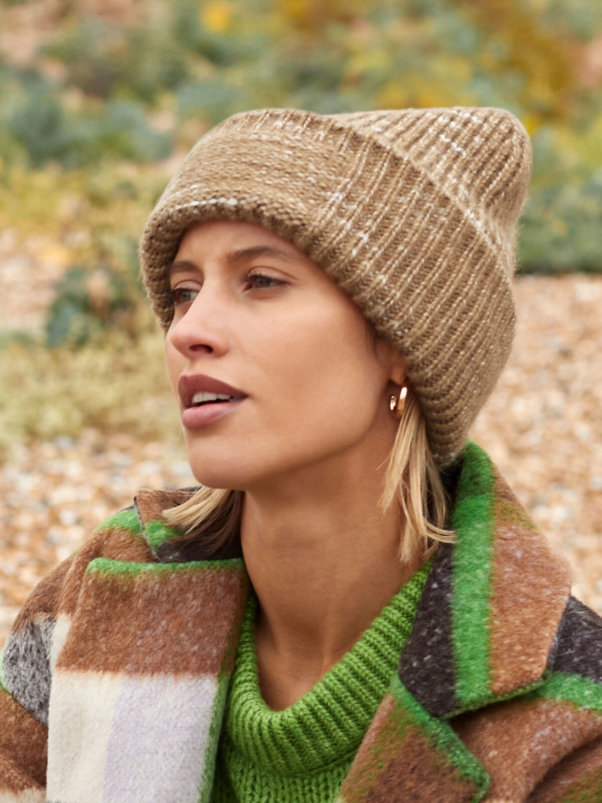 Immagine Berretto pesante in filato multiplo, cupola studiata per il massimo comfort - Chunky Knitted