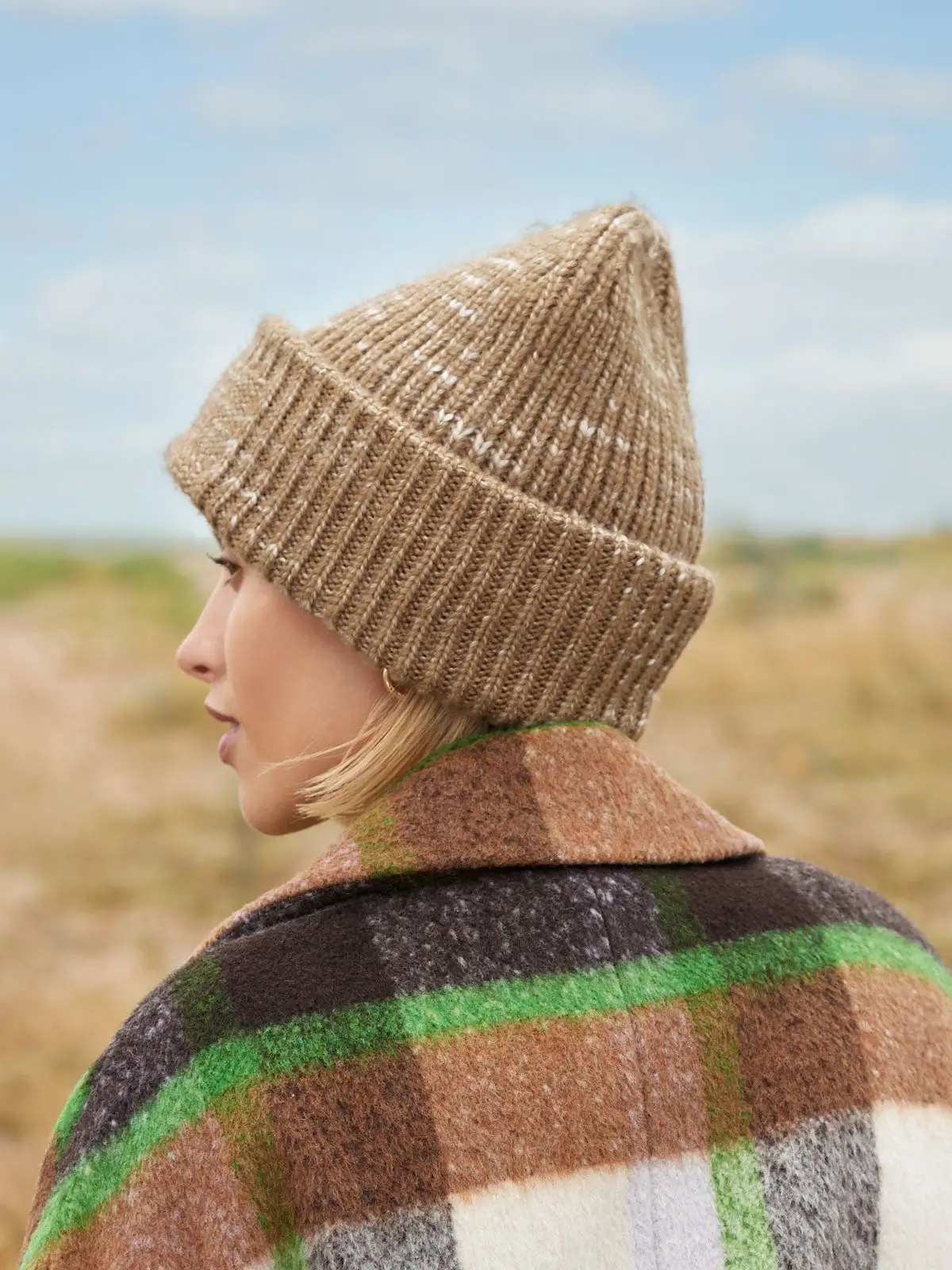 Immagine Berretto pesante in filato multiplo, cupola studiata per il massimo comfort - Chunky Knitted