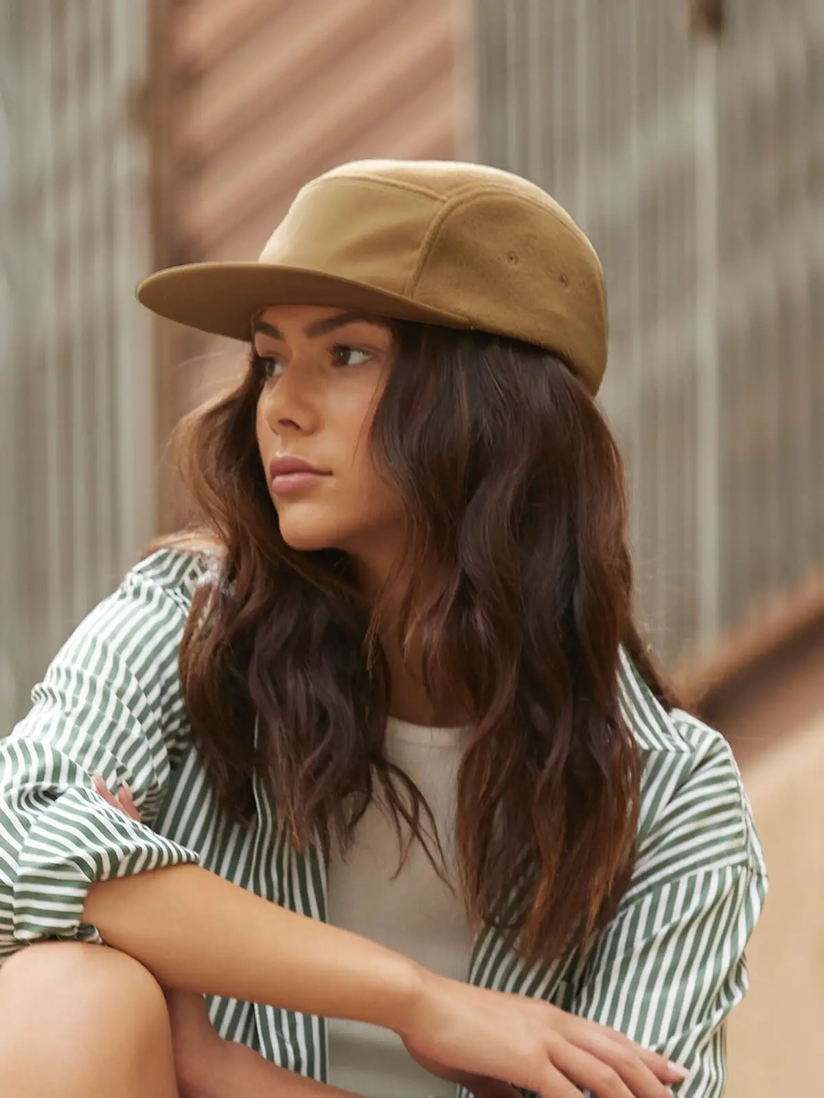 Immagine Recycled Fleece Outdoor Camper Cap