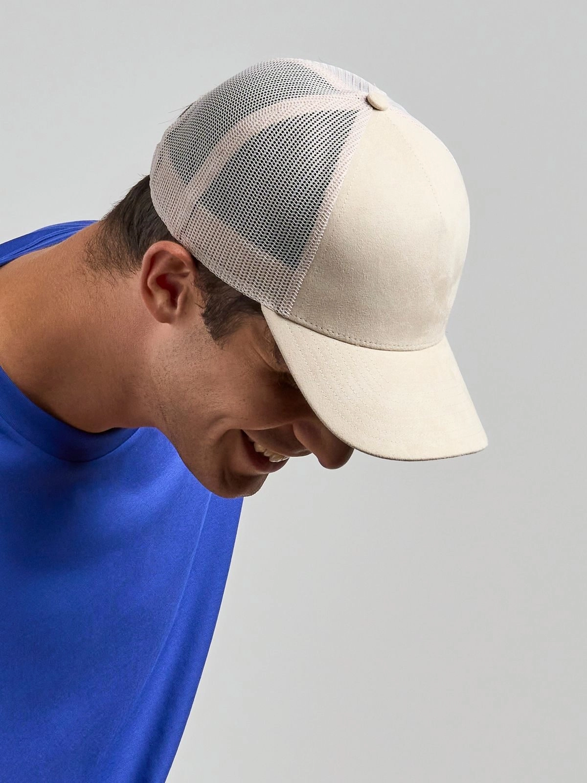Immagine Cappello a 5 pannelli, effetto scamosciato - Rapper suede-S