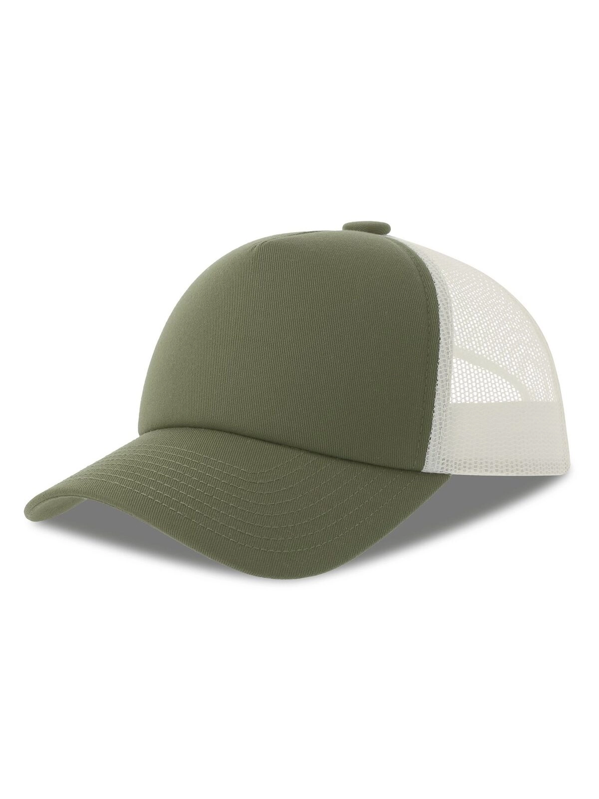Immagine Cappello a 5 pannelli, pannello frontale strutturato, interno della visiera in plastica riciclata, chiusura snap-back, - Record-S