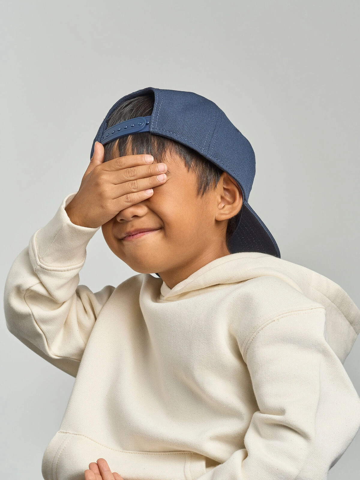 Immagine Cappello 6 pannelli da bambino in poliestere riciclato - Kid Snap Back-S