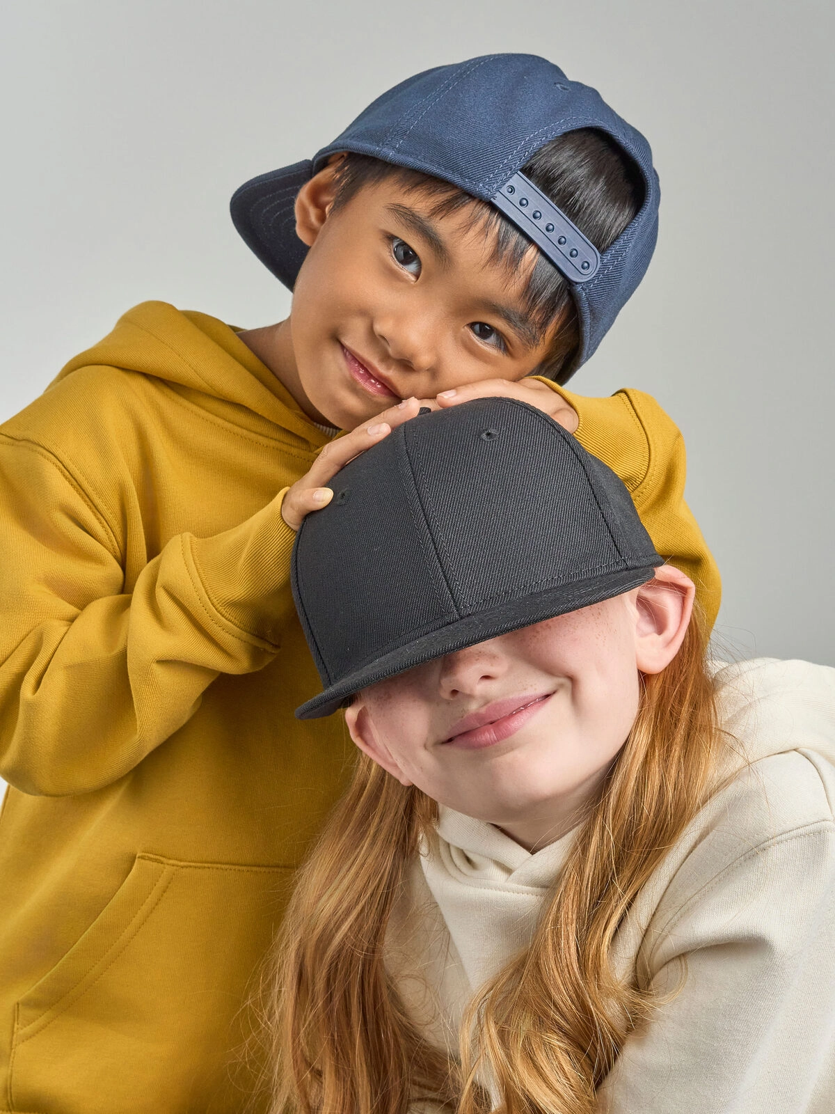 Immagine Cappello 6 pannelli da bambino in poliestere riciclato - Kid Snap Back-S