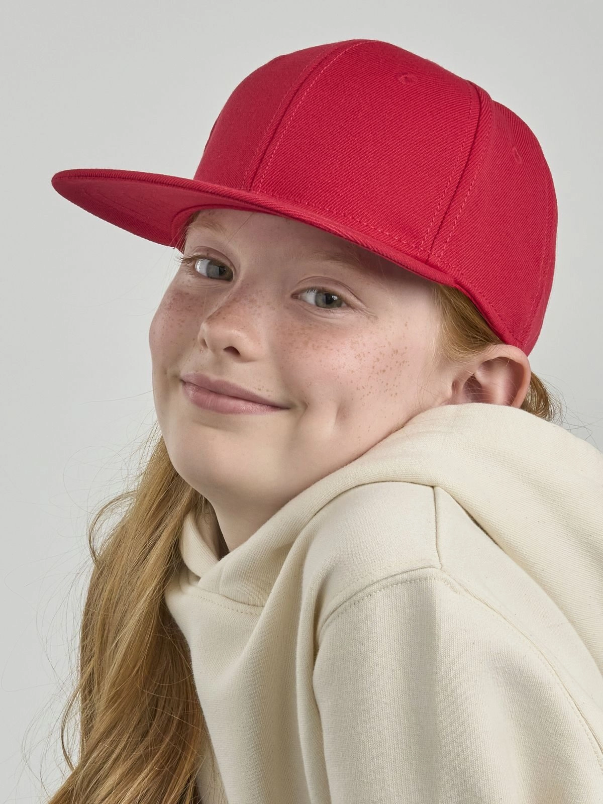 Immagine Cappello 6 pannelli da bambino in poliestere riciclato - Kid Snap Back-S