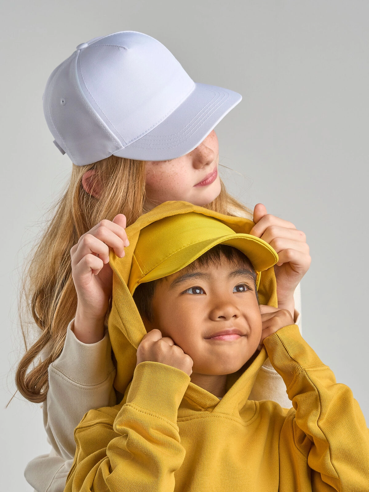 Immagine Classico cappellino da baseball strutturato a 5 pannelli da bambino - Recy Five