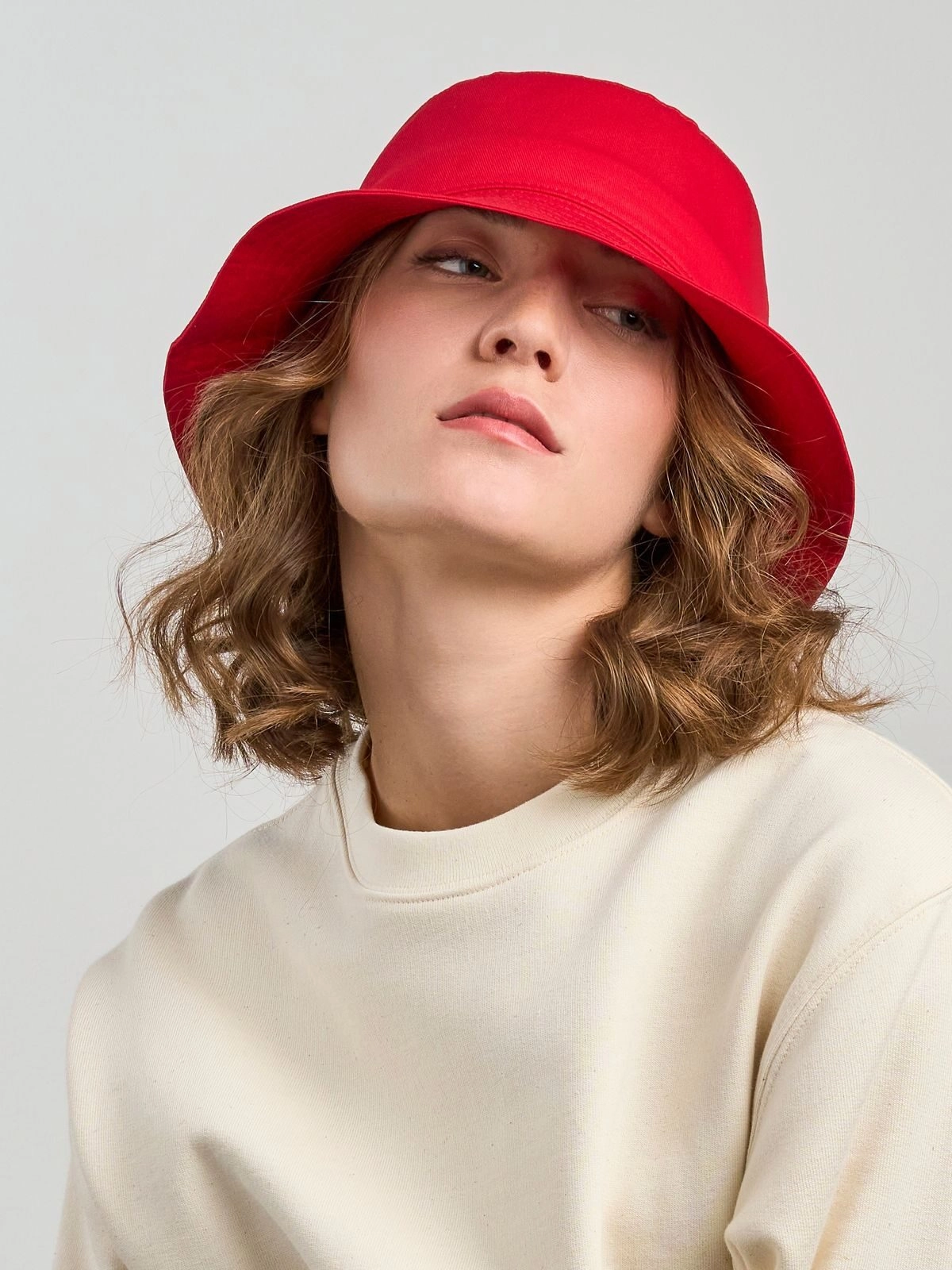 Immagine Cappello realizzato con cotone organico - Bucket cotton-S