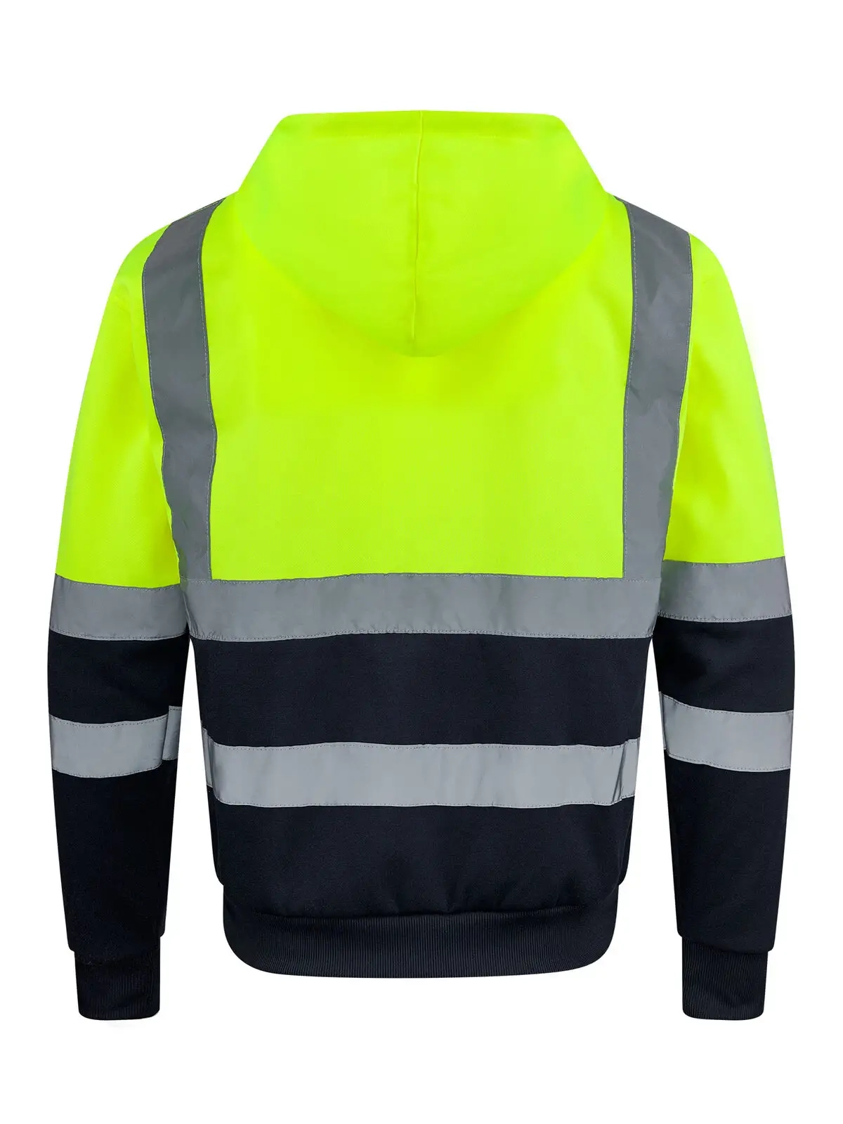 Immagine Felpa con cappuccio Hi-Vis con due strisce riflettenti larghe 5 cm - Hi-Vis Zipper Hoodie