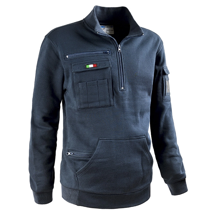 Immagine Felpa TANK mezza zip, 280 gr