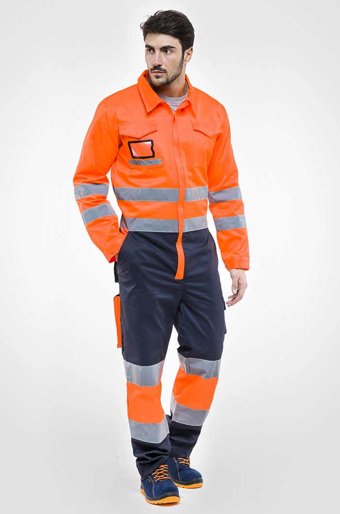 Immagine Tuta alta visibilitÃ  bicolore