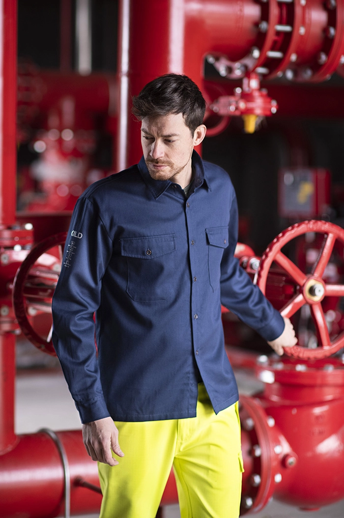 Immagine CAMICIA BLU NAVY MULTINORMA