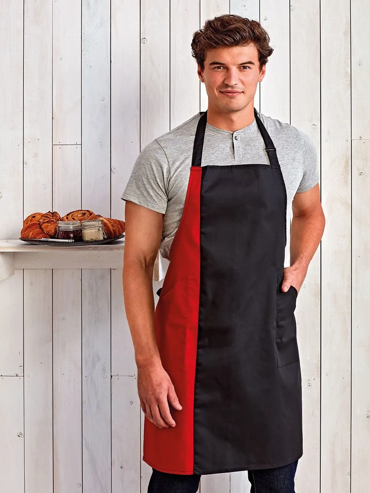 Immagine Contrast Bib Apron