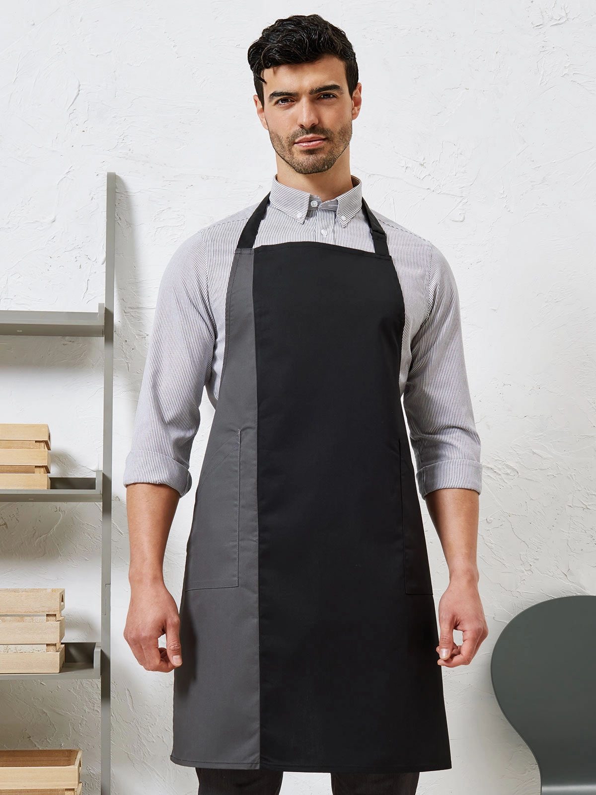 Immagine Contrast Bib Apron