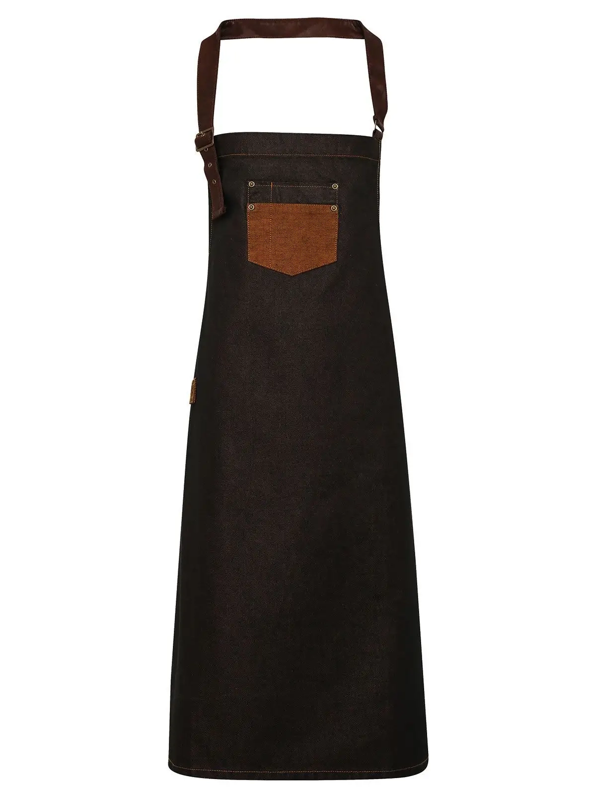 Immagine Division Waxed Look Denim With Faux Leather ather