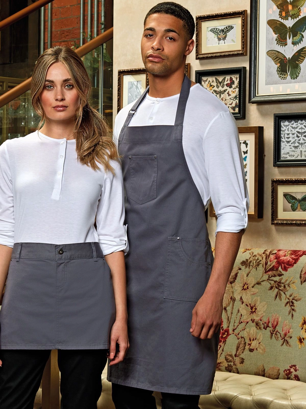 Immagine Cotton Chino Bib Apron