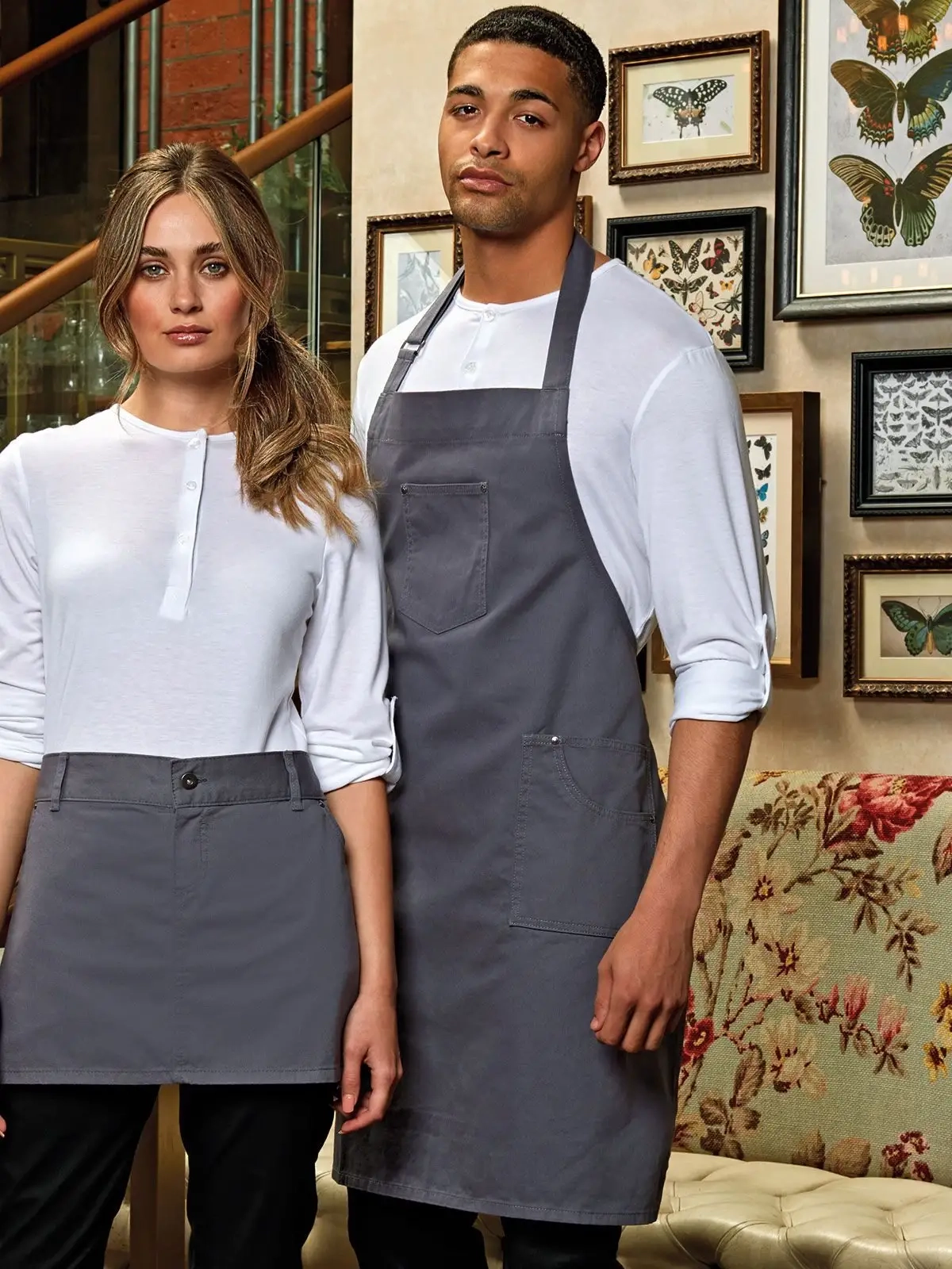 Immagine Cotton Chino Bib Apron