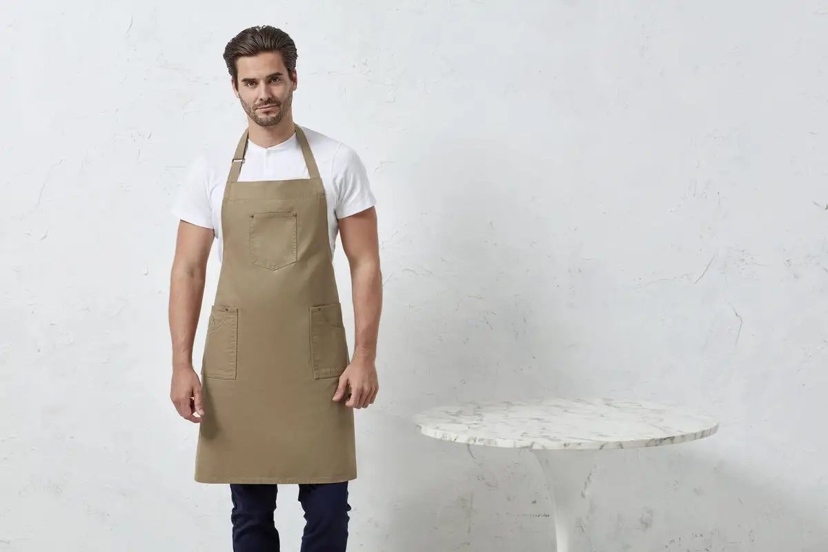 Immagine Cotton Chino Bib Apron