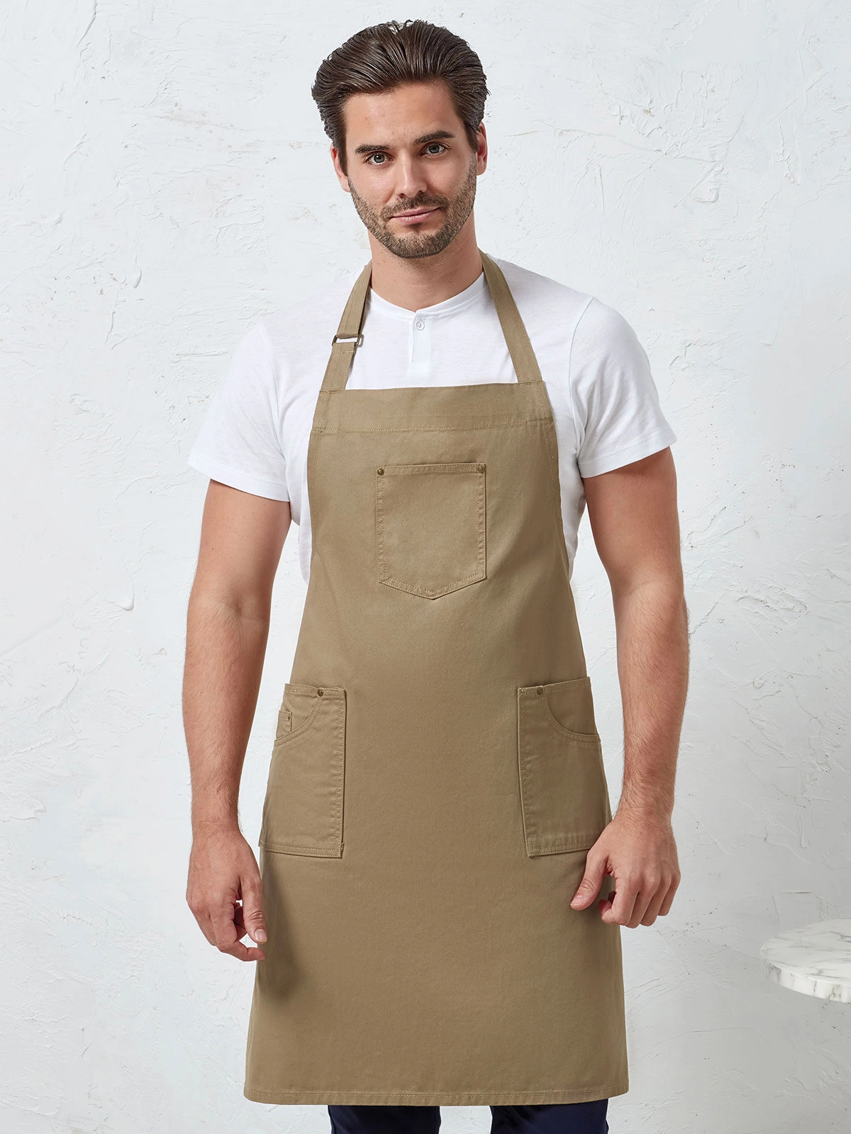 Immagine Cotton Chino Bib Apron