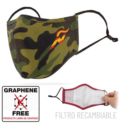 Immagine MASCARILLA CON FILTRO REUTILIZABLE ESPAÑA